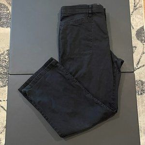 Gloria Vanderbilt Wide-Leg Black Jean Size 14